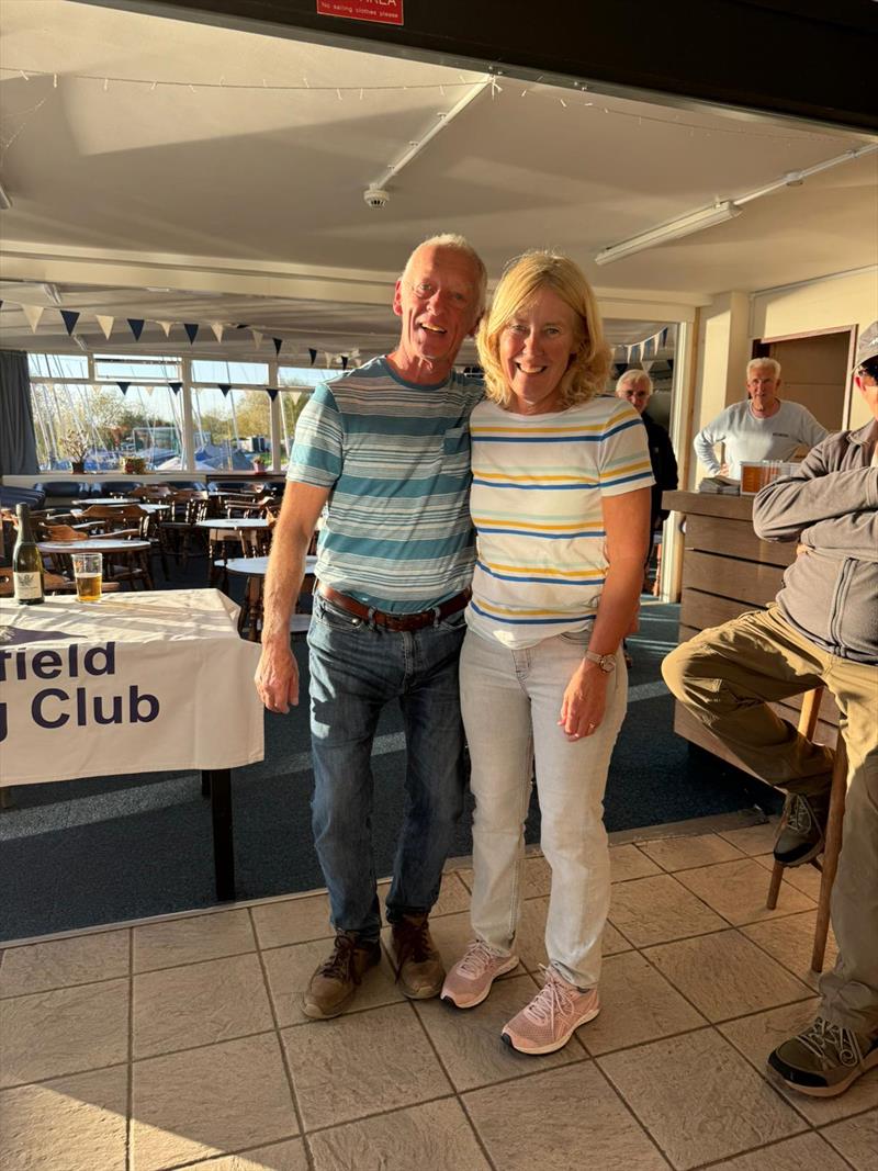First Gold Steve and Gill Leney at the Craftinsure Silver Tiller, Classic and Midland Circuit event at Blithfield photo copyright Cliff Sagar taken at Blithfield Sailing Club and featuring the Merlin Rocket class