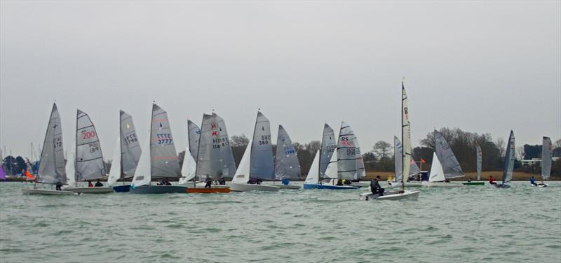 Chichester Yacht Club Winter Series photo copyright CYCDinghies taken at Chichester Yacht Club and featuring the Merlin Rocket class