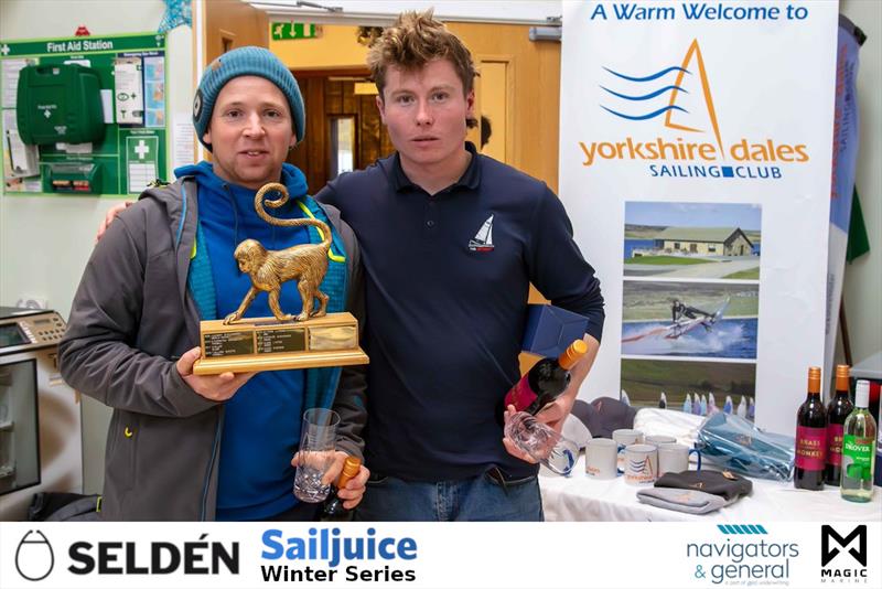 Johnny McGovern and Arran Holman win the Yorkshire Dales Brass Monkey - photo &copy; Tim Olin / www.olinphoto.co.uk