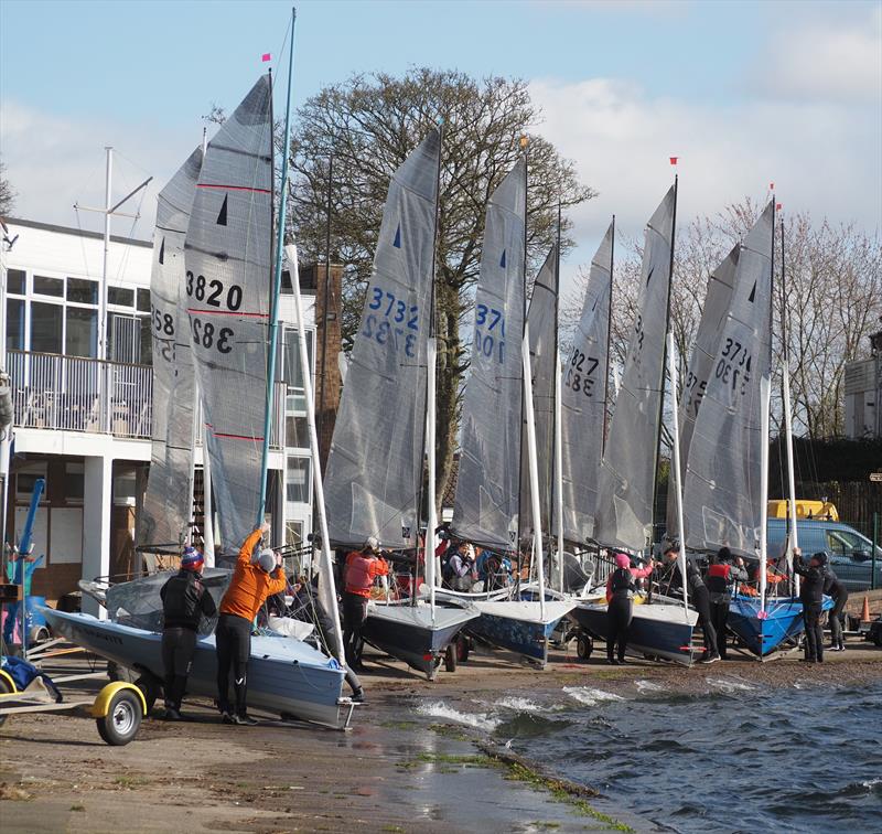 16 Merlin Rockets attended the Merlin open at Midland Sailing Club photo copyright Julian Harms taken at Midland Sailing Club and featuring the Merlin Rocket class