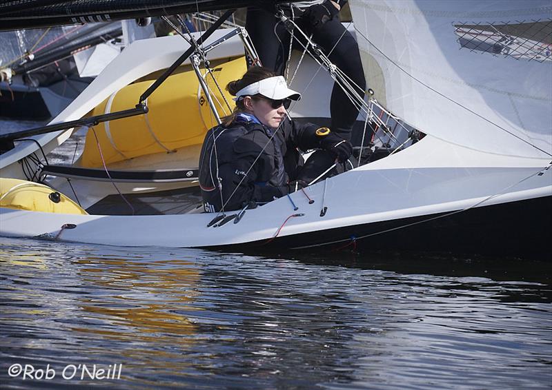Paul Dean and Hannah Burt at the Wembley Sailing Club Craftinsure Silver Tiller and the Allen South East Series - photo © Rob O'Neill