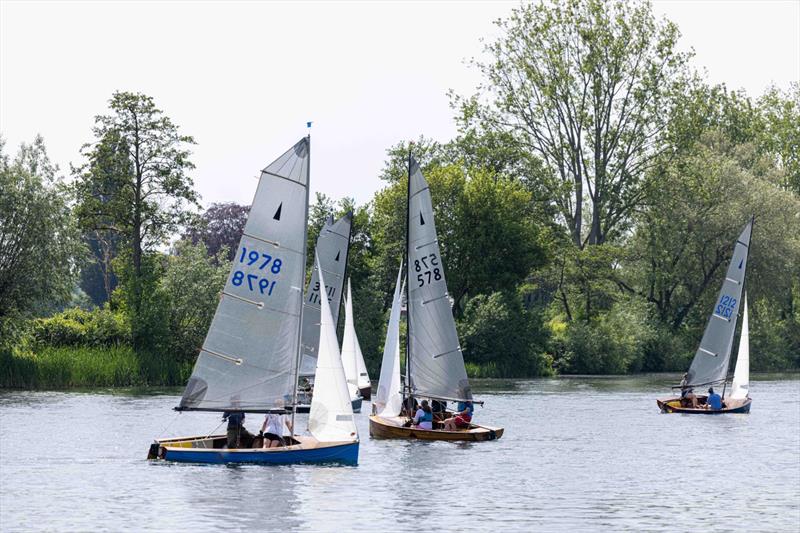 Heading upwind at the Merlin Rocket River Championships as part of Bourne End Week - photo © Tony Ketley