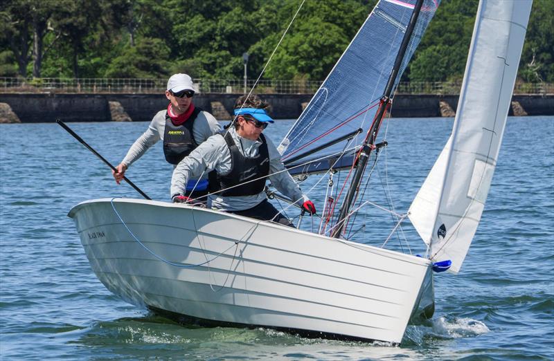 Chris Gould and Sophie Mackley, overall event winners - Merlin Rocket Craftinsure Silver Tiller and Allspars South West Series at Starcross - photo © Garnett Showell