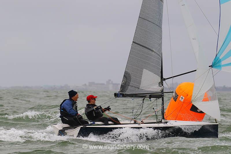 Merlin Rocket Craftinsure Silver Tiller at Hayling Island - photo © Ingrid Abery / www.ingridabery.com