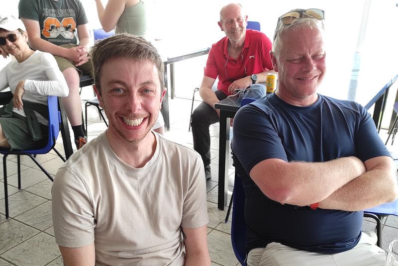 Sean Anderson travels all the way from Australia to sail with his dad Colin - Merlin Rocket HD Sails Midland Circuit at Blithfield photo copyright Gil Leney taken at Blithfield Sailing Club and featuring the Merlin Rocket class