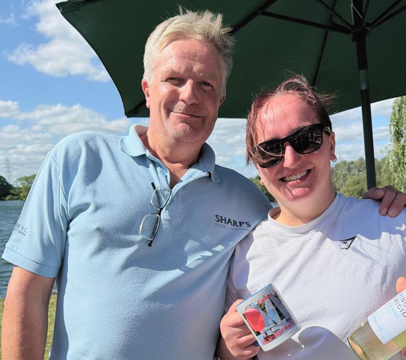 Jon and Annabel Steward, third overall - Merlin Rocket Craftinsure Vintage and Classic series at Fishers Green photo copyright Angie Meyer taken at Fishers Green Sailing Club and featuring the Merlin Rocket class