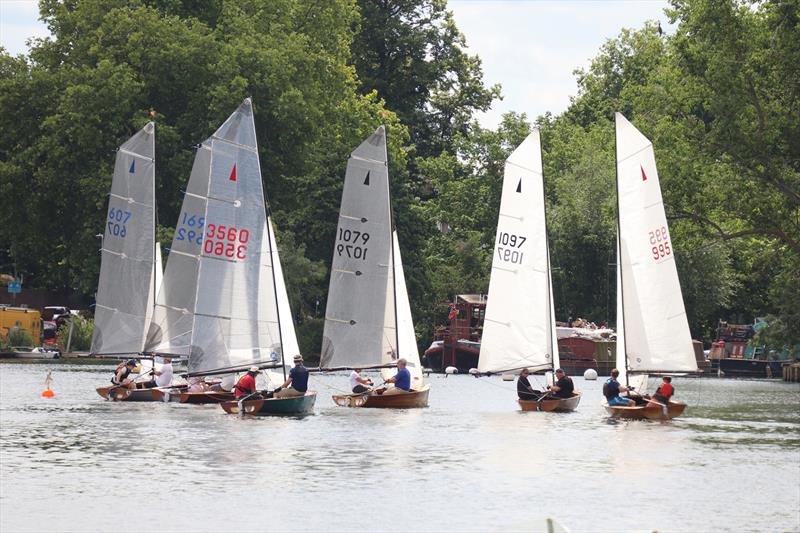 Light winds for the Tamesis Craftinsure Silver Tiller and Rowsell Sails Thames Series photo copyright Caroline Vines taken at Tamesis Club and featuring the Merlin Rocket class