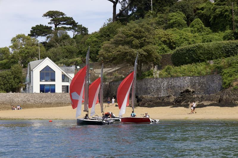 Helly Hansen Merlin Rocket Week at Salcombe Yacht Club Day 2 photo copyright Lucy Burn taken at Salcombe Yacht Club and featuring the Merlin Rocket class