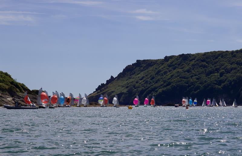 Helly Hansen Merlin Rocket Week at Salcombe Yacht Club Day 2 photo copyright Lucy Burn taken at Salcombe Yacht Club and featuring the Merlin Rocket class