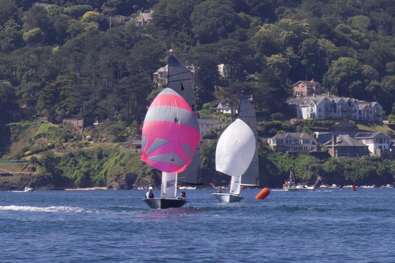 Helly Hansen Merlin Rocket Week at Salcombe Yacht Club Day 4 Morning Race photo copyright Lucy Burn taken at Salcombe Yacht Club and featuring the Merlin Rocket class