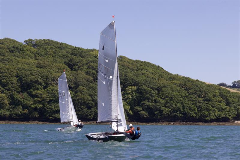 Helly Hansen Merlin Rocket Week at Salcombe Yacht Club Day 4 Afternoon Race photo copyright Lucy Burn taken at Salcombe Yacht Club and featuring the Merlin Rocket class