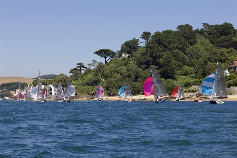 Helly Hansen Merlin Rocket Week at Salcombe Yacht Club Day 4 Afternoon Race photo copyright Lucy Burn taken at Salcombe Yacht Club and featuring the Merlin Rocket class