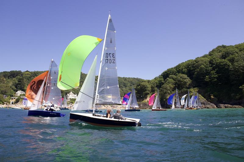 Helly Hansen Merlin Rocket Week at Salcombe Yacht Club Day 4 Afternoon Race photo copyright Lucy Burn taken at Salcombe Yacht Club and featuring the Merlin Rocket class