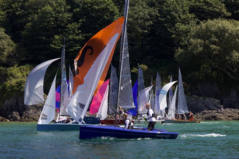 Helly Hansen Merlin Rocket Week at Salcombe Yacht Club Day 4 Afternoon Race photo copyright Lucy Burn taken at Salcombe Yacht Club and featuring the Merlin Rocket class