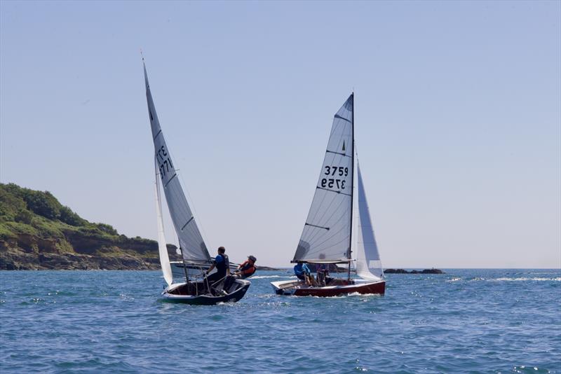Helly Hansen Merlin Rocket Week at Salcombe Yacht Club Day 4 Afternoon Race photo copyright Lucy Burn taken at Salcombe Yacht Club and featuring the Merlin Rocket class