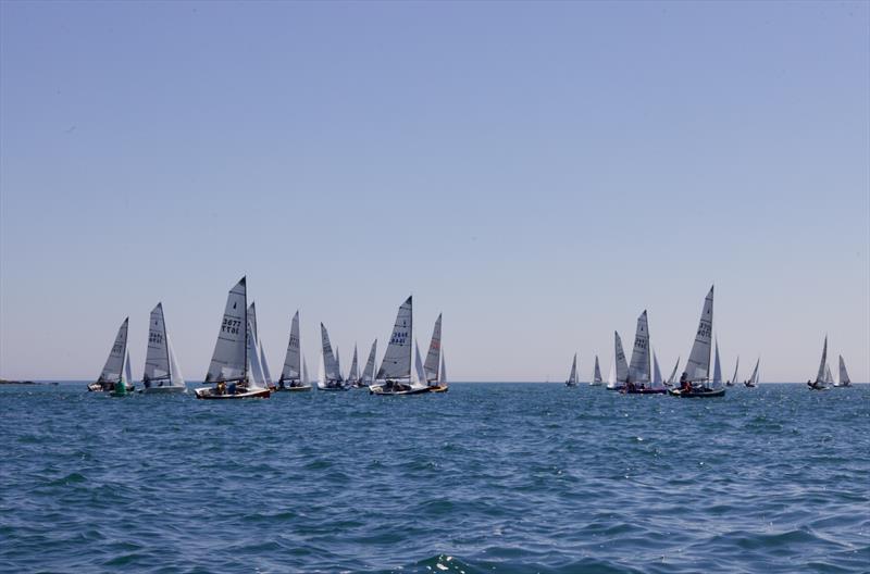 Helly Hansen Merlin Rocket Week at Salcombe Yacht Club Day 4 Afternoon Race photo copyright Lucy Burn taken at Salcombe Yacht Club and featuring the Merlin Rocket class