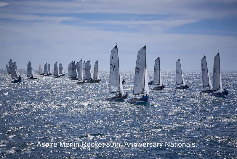 First race conditions just don't get any better than this on day 5 of the Aspire Merlin Rocket Nationals at the WPNSA - photo © Rob O'Neill