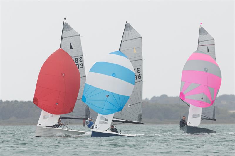 William Warren and Alex Pausey find themselves with a Gould sandwich during the Craftinsure Silver Tiller at Lymington Town Sailing Club - photo © Tristan Jones / Nautipics