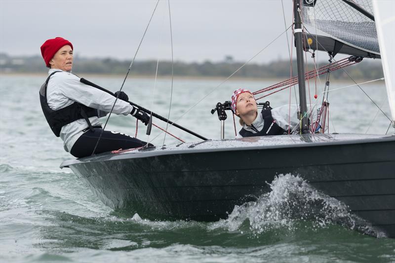 Storm Nuttal and Sally Wakefield, Silver Fleet winners during the Craftinsure Silver Tiller at Lymington Town Sailing Club - photo © Tristan Jones / Nautipics