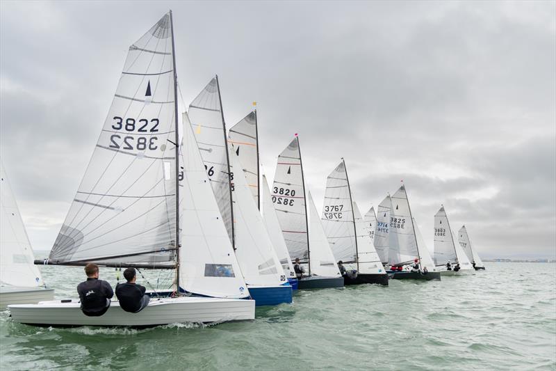 Startline action during the Craftinsure Silver Tiller at Lymington Town Sailing Club - photo © Tristan Jones / Nautipics