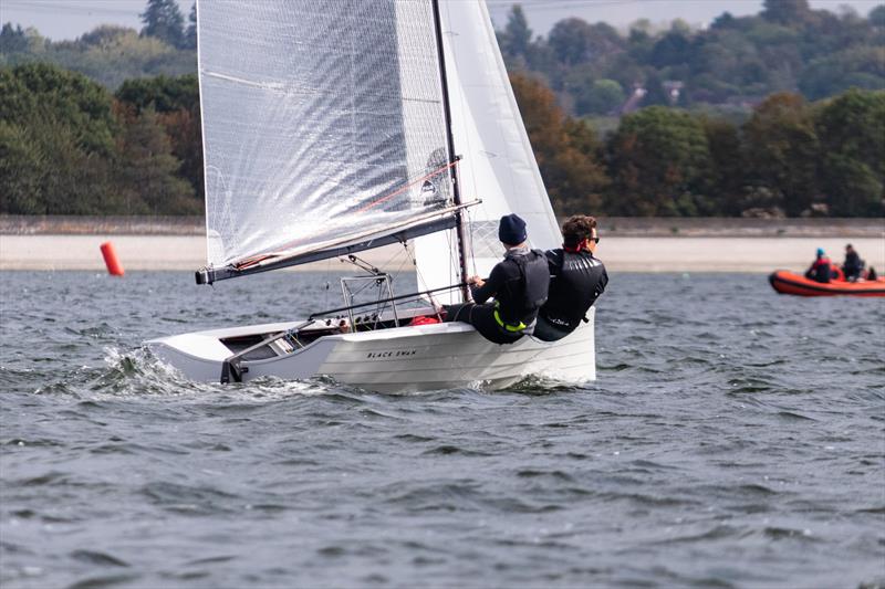 Chris Gould and Sophie Mackley picking the shifts on day 2 - Allen Merlin Rocket Inlands at Oxford - photo © Matthew Bell