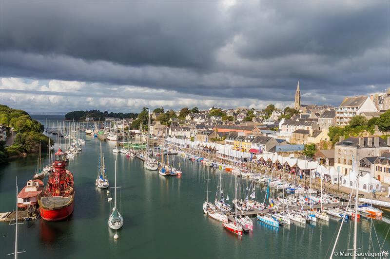 The Mini Transat Îles de Guadeloupe fleet in Port Rhu - photo © Marc Sauvageot