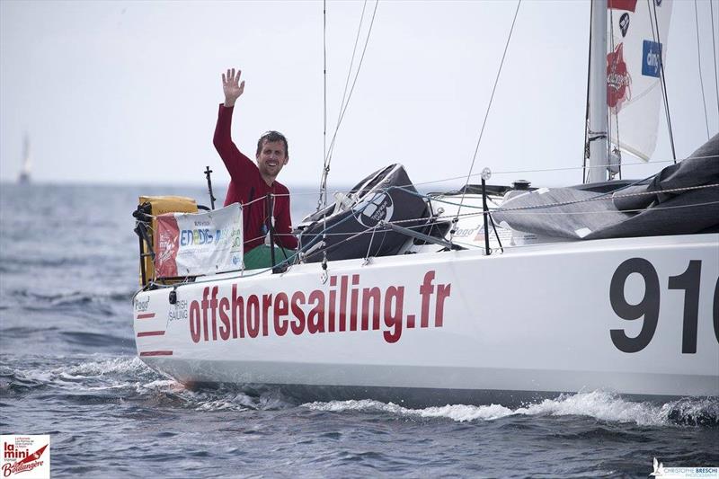 Tom Dolan finishes 6th in the Mini-Transat La Boulangère photo copyright Christophe Breschi / www.breschi-photo-video.com taken at  and featuring the Mini Transat class