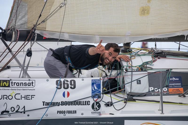 Tanguy Bouroullec wins Mini Transat EuroChef 2021 Leg 1 - photo © Vincent Olivaud