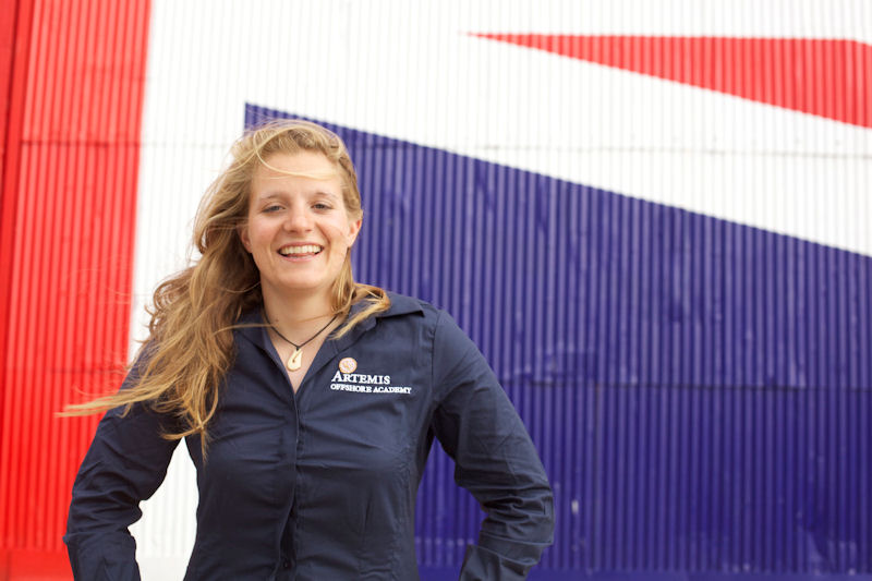 On completing the 290nm Fuel Cell Systems UK Solent 6.50, Artemis Mini sailor Nikki Curwen will have officially qualified for the 4020nm Mini Transat starting 13th October 2013 photo copyright Artemis Offshore Academy taken at  and featuring the Mini Transat class