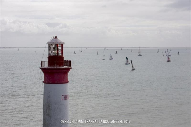 2019 Mini-Transat La Boulangère start photo copyright Christophe Bresch taken at  and featuring the Mini Transat class