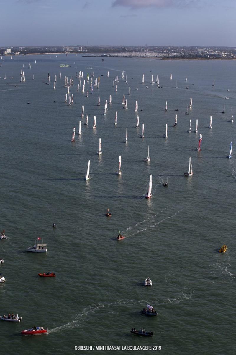 2019 Mini-Transat La Boulangère, Day 4 photo copyright Christophe Bresch taken at  and featuring the Mini Transat class