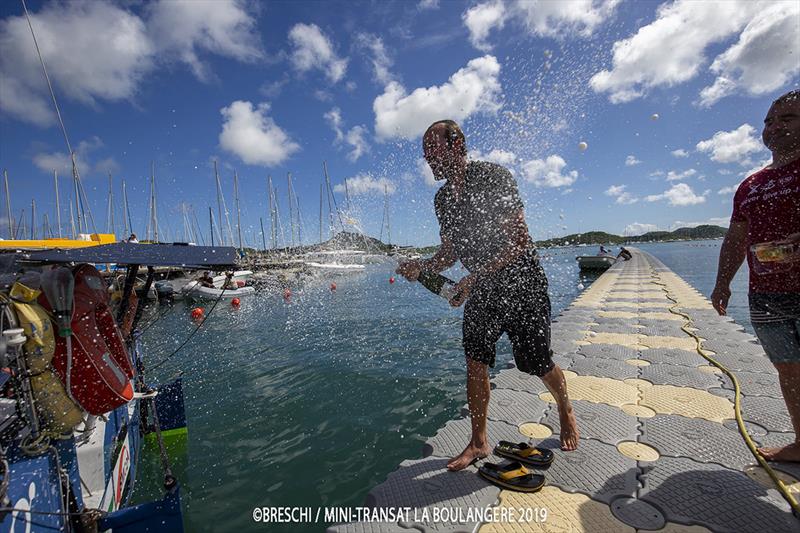 François Jambou wins the Mini-Transat La Boulangère Leg 2 - photo © Christophe Breschi 