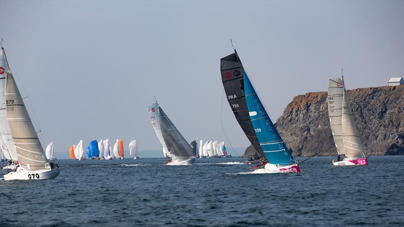 Mini 6.50 class racing photo copyright Christophe Breschi / www.breschi-photo-video.com taken at  and featuring the Mini Transat class