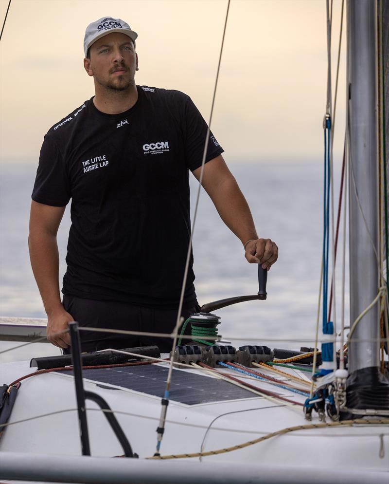 Gold Coast sailor Xavier Doerr commenced a “Little Aussie Lap” - photo © The Little Aussie Lap