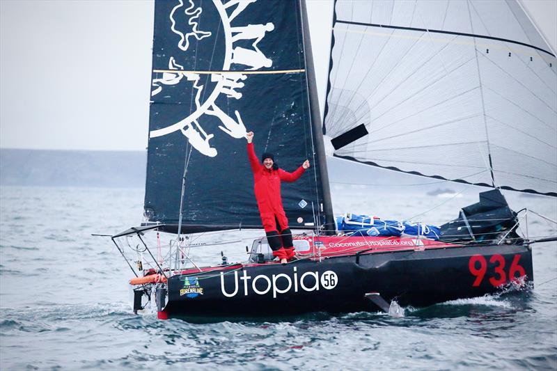 Jay Thompson completes the Transatlantic Record in a Mini 6.50 - photo © Thornton Cohen