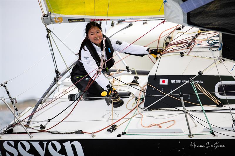 Naho Takahara in the Mini Transat 2025 photo copyright Manon Le Guen taken at  and featuring the Mini Transat class