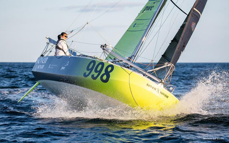 Naho Takahara in the Mini Transat 2025 photo copyright Manon Le Guen taken at  and featuring the Mini Transat class