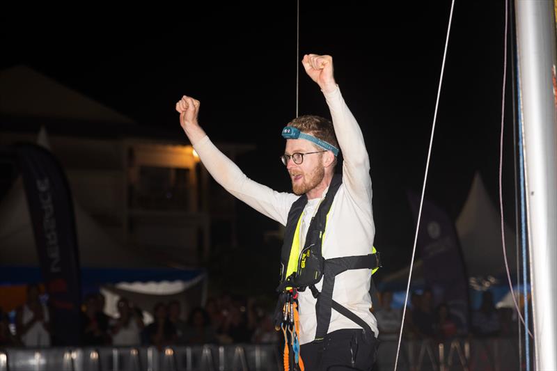 Joshua Schopfer finishes 5th in the Mini Transat 2025 - photo © Manon Le Guen