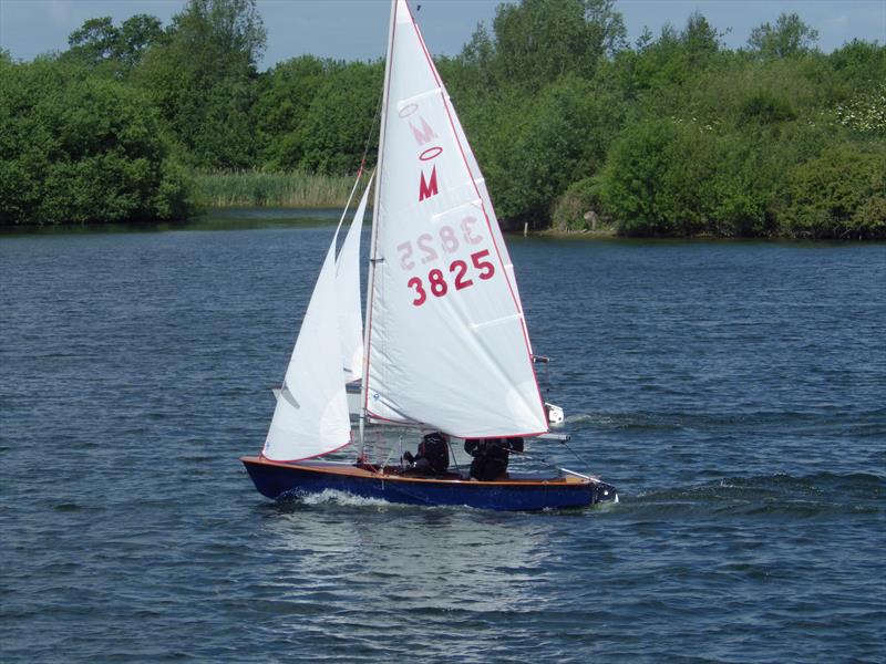 Phil and Helen Bailey win the Girton Miracle Open photo copyright Kenneth Gibson taken at Girton Sailing Club and featuring the Miracle class