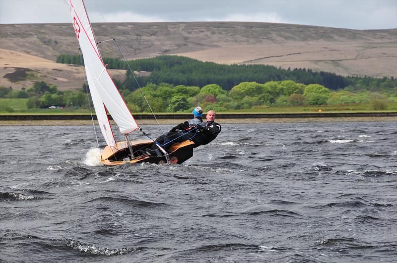 Time to hike harder at the Miracle Northern Championships at Delph photo copyright Steve Starbuck taken at Delph Sailing Club and featuring the Miracle class