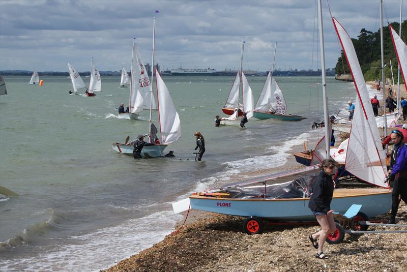 Miracle Nationals at Netley day 1 photo copyright Nigel Reddicliffe taken at Netley Sailing Club and featuring the Miracle class