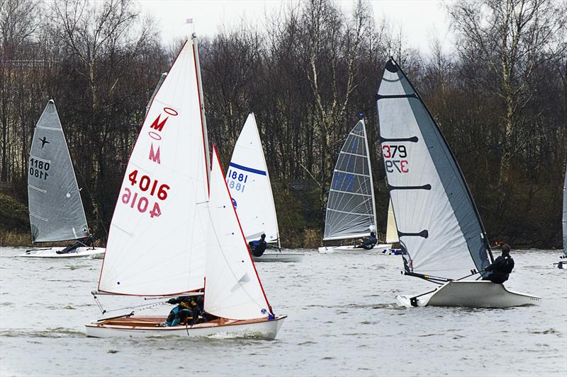 Leigh & Lowton Tipsy Icicle Series Week 3 photo copyright Gerard Van den Hoek taken at Leigh & Lowton Sailing Club and featuring the Miracle class