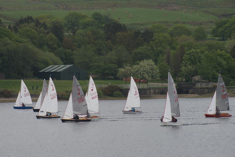 Miracle Northern Championship at Delph photo copyright Val Reddecliffe taken at Delph Sailing Club and featuring the Miracle class