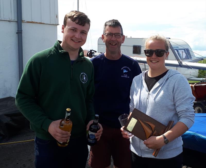 Sarah Jarman & Andrew Robinson win the inaugural Thornbury Miracle Open photo copyright Nick Smith taken at Thornbury Sailing Club and featuring the Miracle class