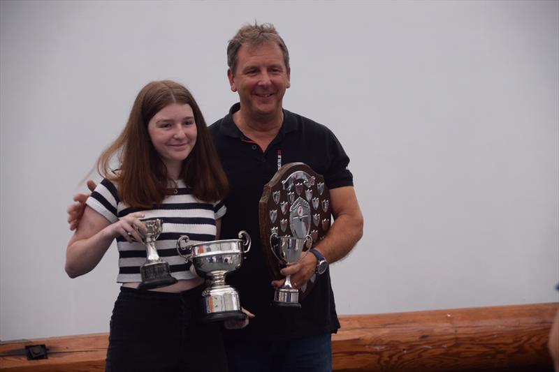 Miracle Nationals at Pwllheli: Champions Ian and Katie Fryett photo copyright Brian Jones taken at Plas Heli Welsh National Sailing Academy and featuring the Miracle class