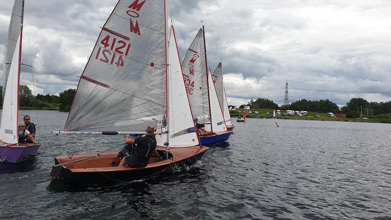 Startline during the Girton Miracle Open photo copyright Tony Bleasedale taken at Girton Sailing Club and featuring the Miracle class