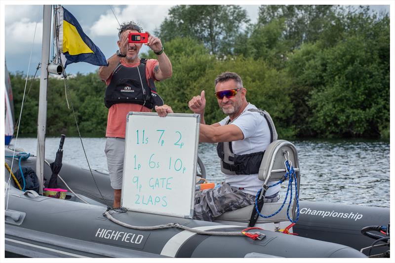 Race Officers Tony Bleasedale (right) & Eddie Johnson at the Girton Miracle Open - photo © Steve Johnson