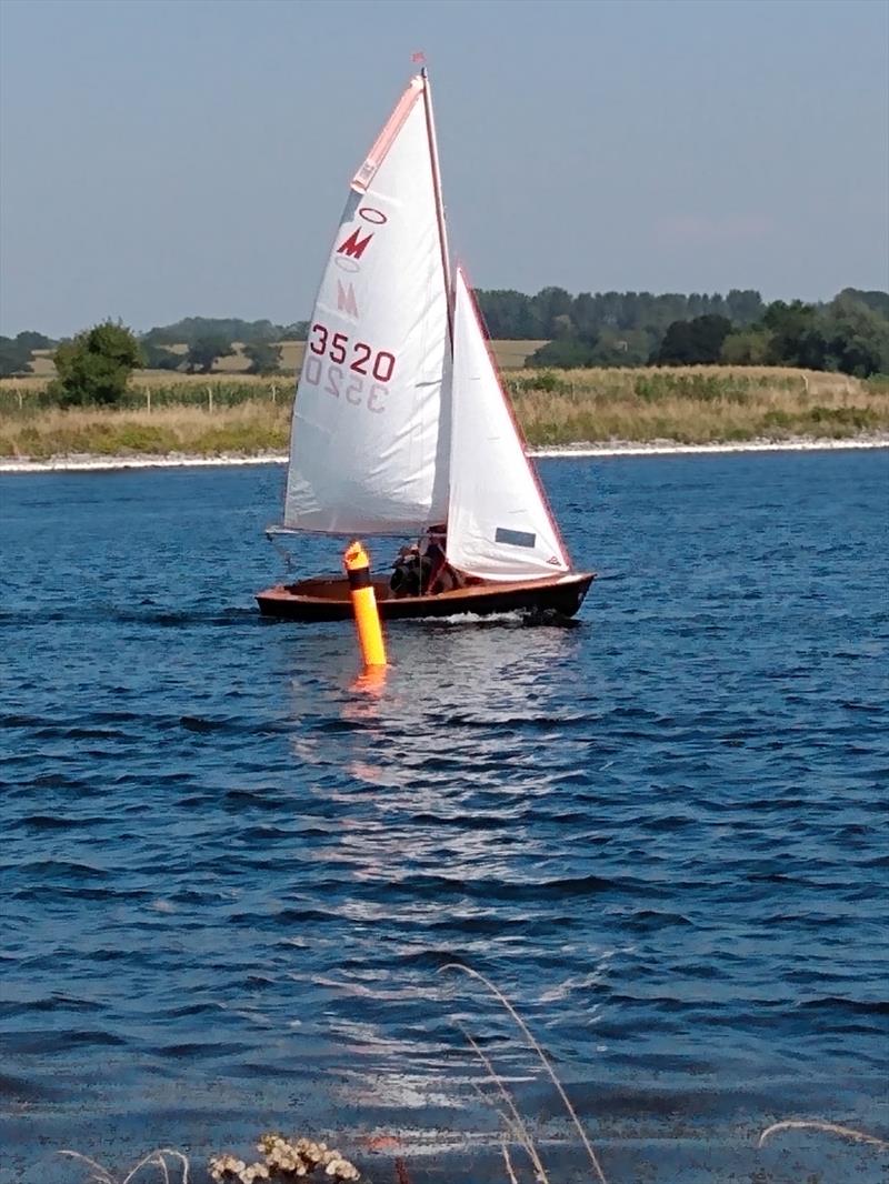 Border Counties Midweek Sailing at Shotwick photo copyright Les Perry taken at Shotwick Lake Sailing and featuring the Miracle class