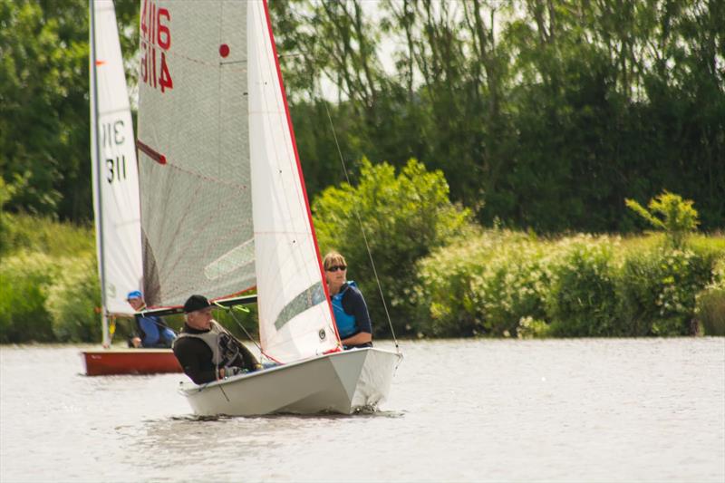 Miracle trying to keep going during the Border Counties midweek sailing at Chester Sailing and Canoe Club photo copyright PeteChambers@boodogphotography taken at Chester Sailing & Canoeing Club and featuring the Miracle class