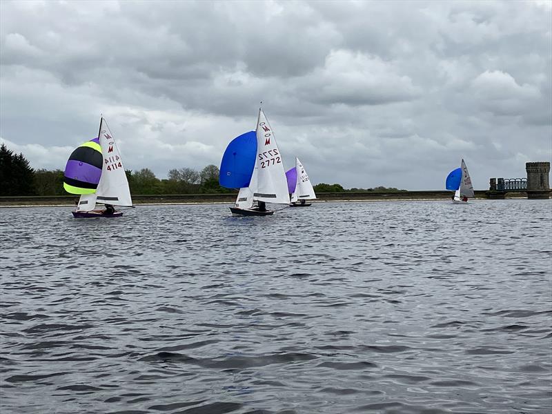 2023 Miracle Northerns at Delph - Saturday race 2: The first downwind leg - photo © Chris Ball